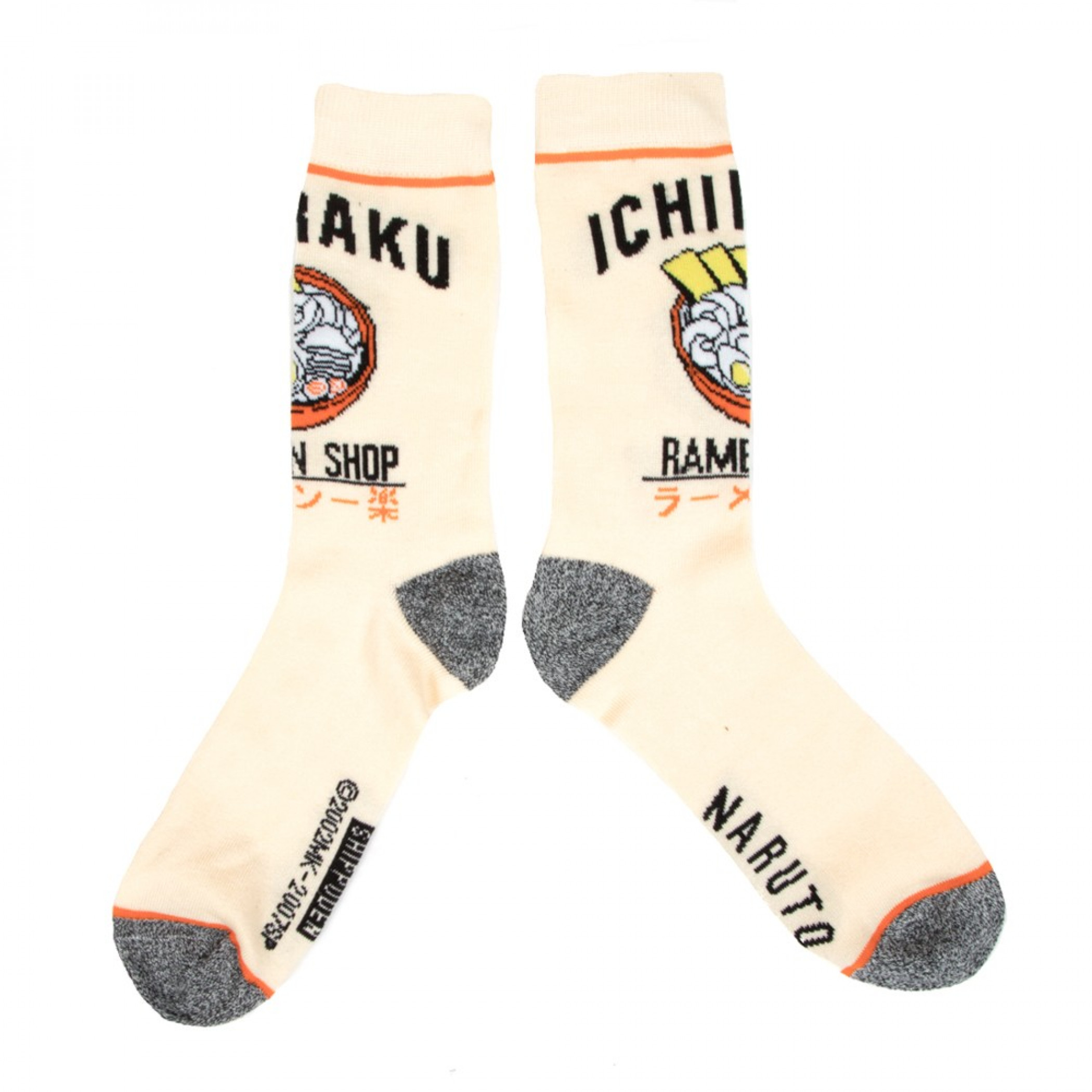 Naruto Ramen Crew Socks 3-Pair Takeout Box Set